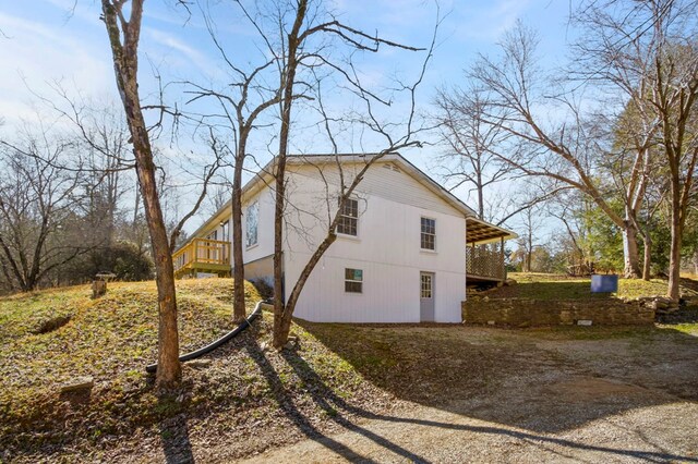 view of side of property