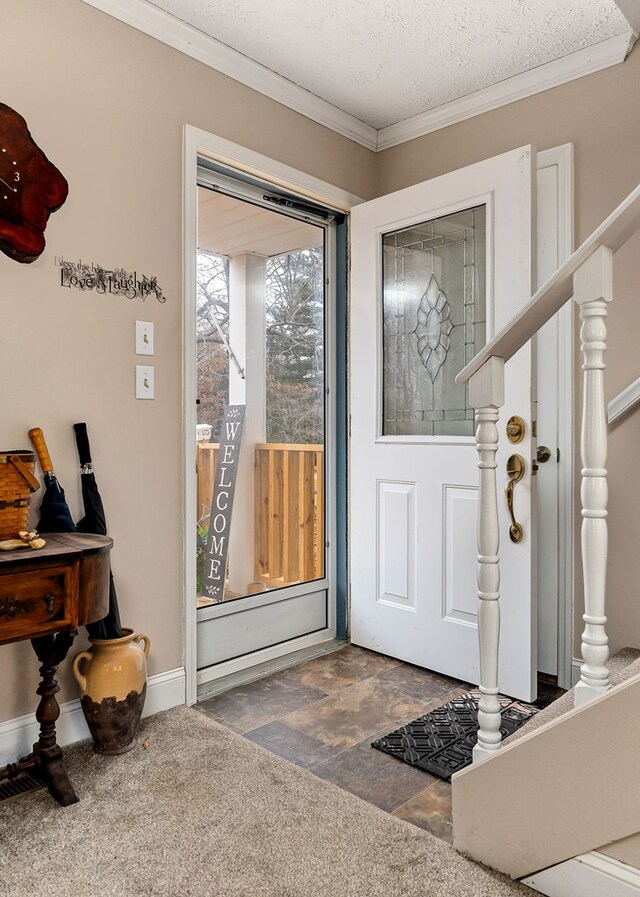 view of patio featuring entry steps and fence