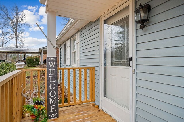 view of property entrance