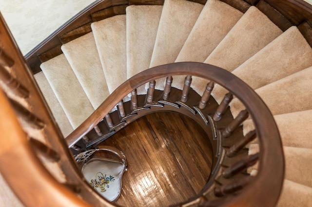 view of stairs