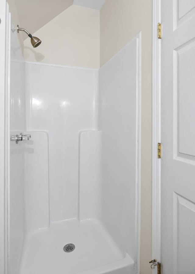 bathroom with a shower