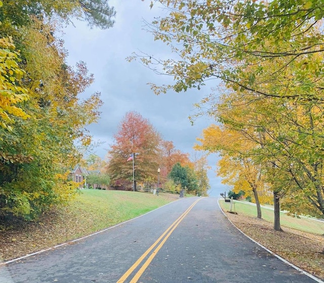 view of road