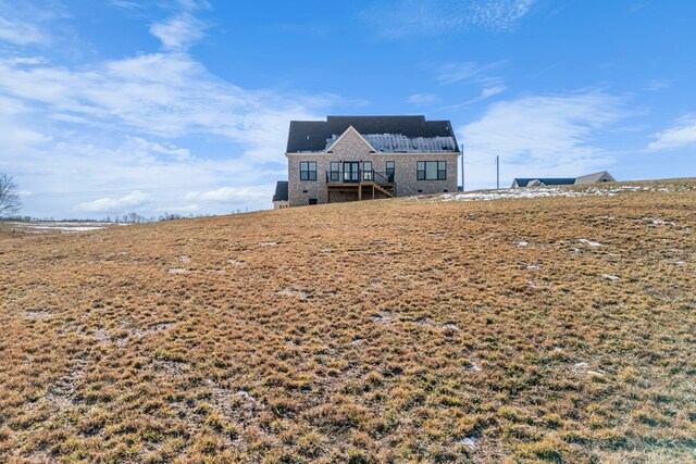 view of back of property