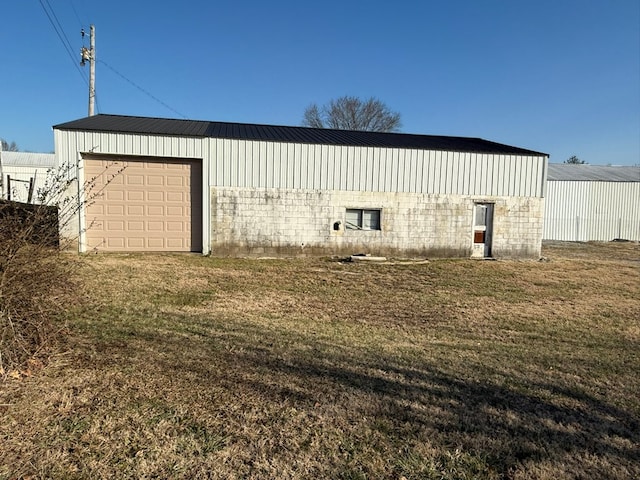 view of outbuilding featuring an outdoor structure