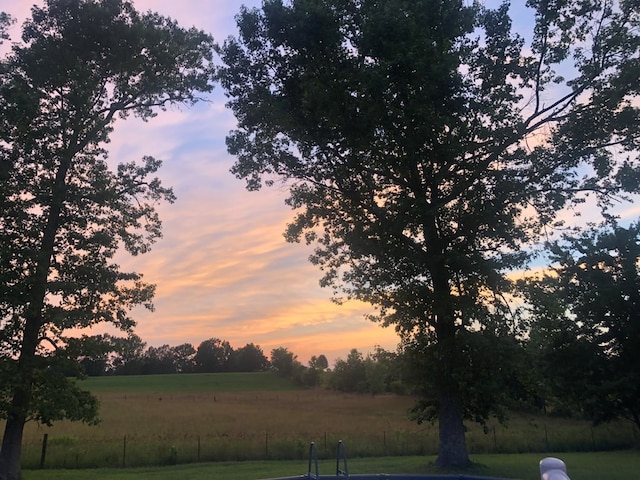 view of nature with a rural view