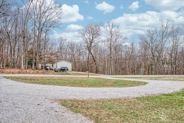 view of road