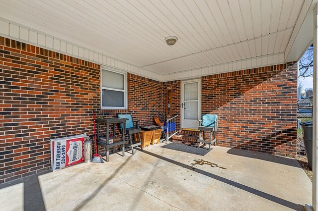 view of patio with entry steps