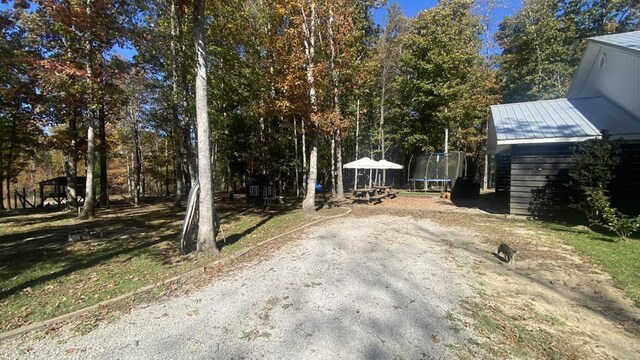 exterior space with driveway