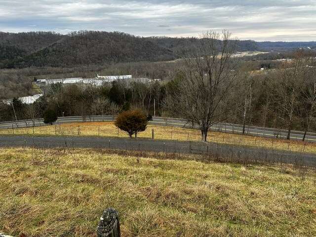 exterior space with a rural view