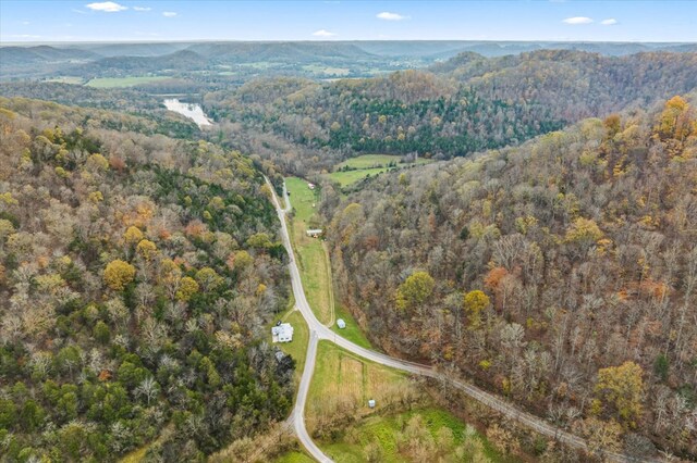 aerial view with a view of trees