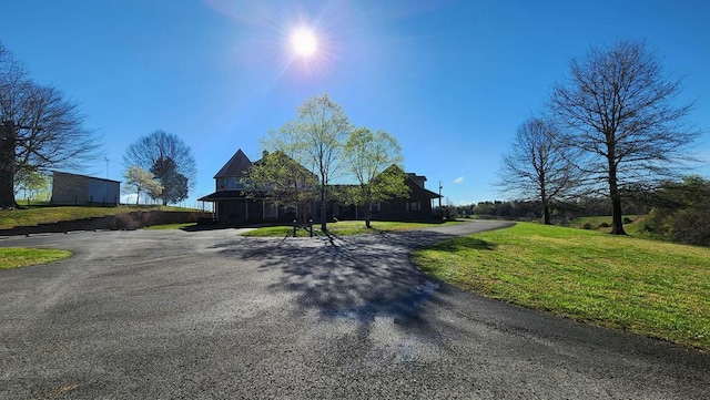 view of street with driveway