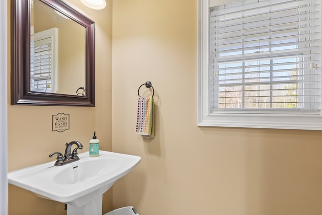 bathroom with a sink