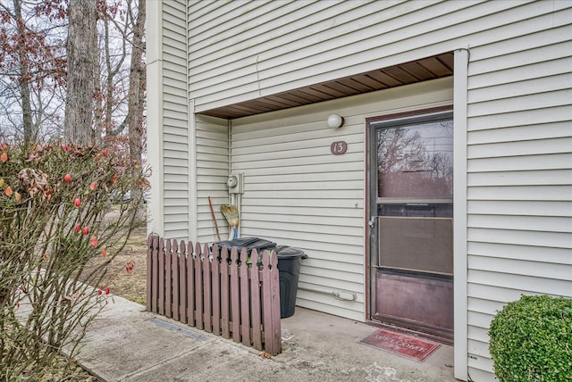 view of entrance to property