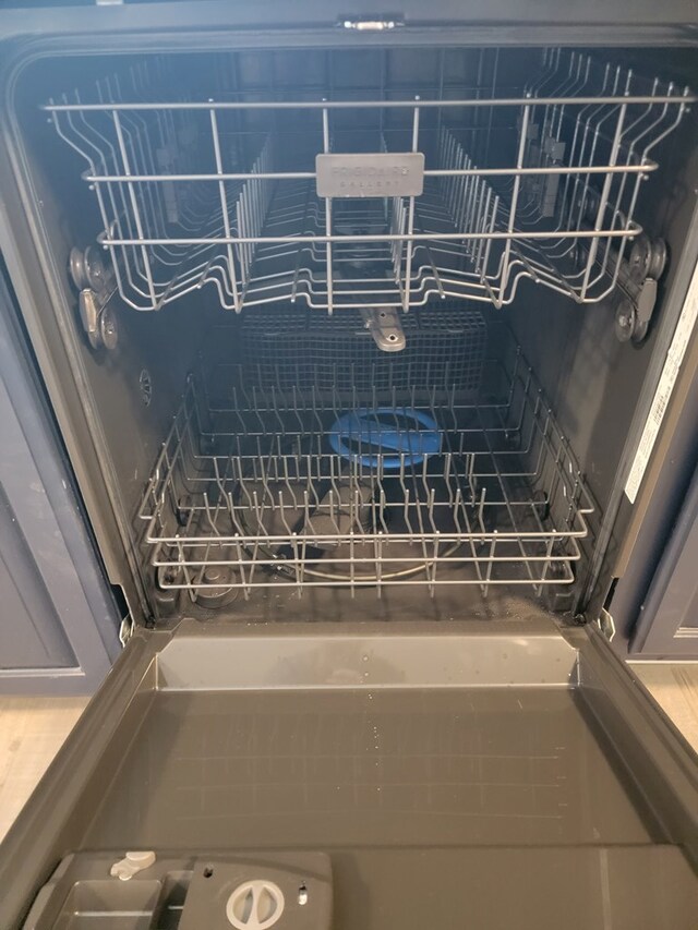 interior details with dishwasher