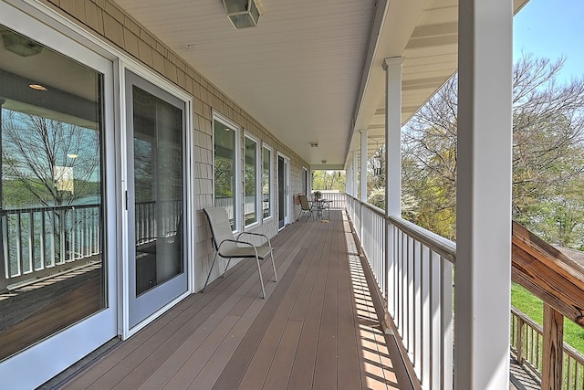 view of deck