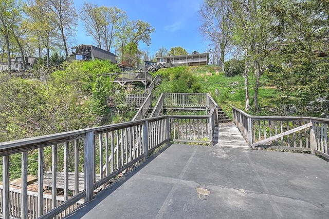 exterior space featuring stairway