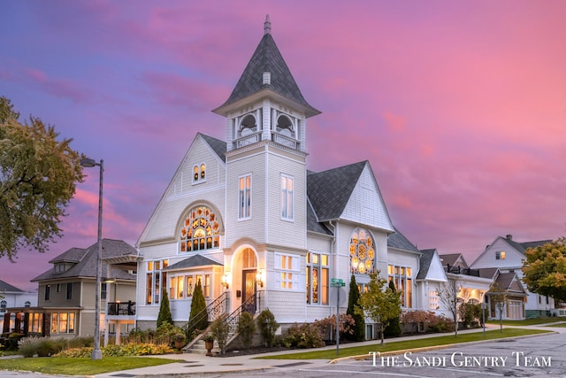 view of victorian house