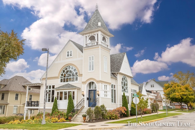 view of victorian house