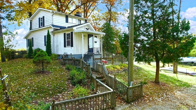 view of side of home