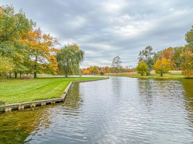 property view of water