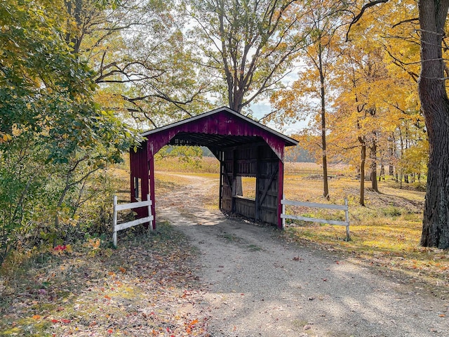 view of outbuilding