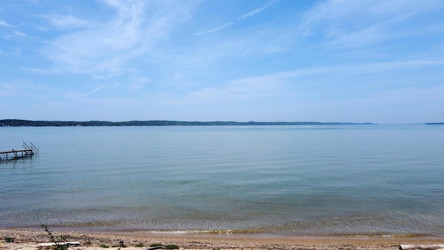 9554 Fowler Ln, Rapid City, MI 49676 - water view featuring local beach