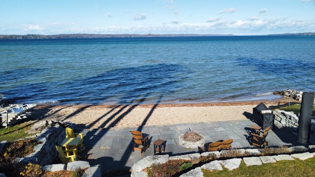9554 Fowler Ln, Rapid City, MI 49676 - water view with local beach