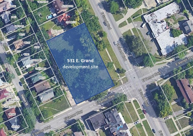 531 E Grand Blvd, Detroit MI, 48207 land for sale