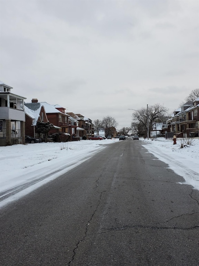 view of road