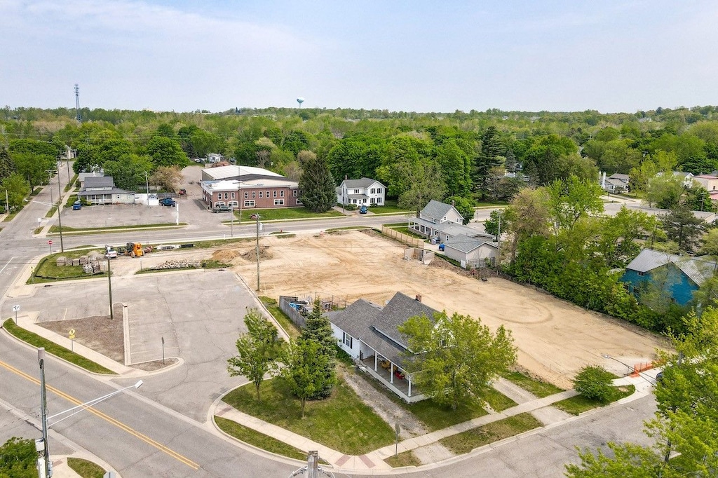 19 Stanton St, Oxford, MI 48371 - bird's eye view of a heavily wooded area