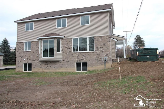 view of rear view of house