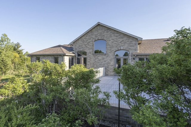 view of french provincial home