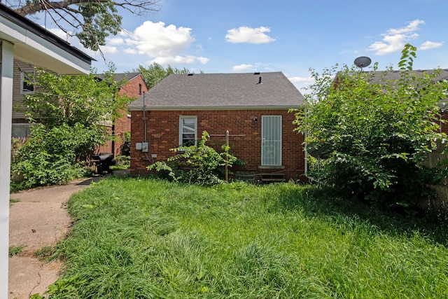 view of back of property