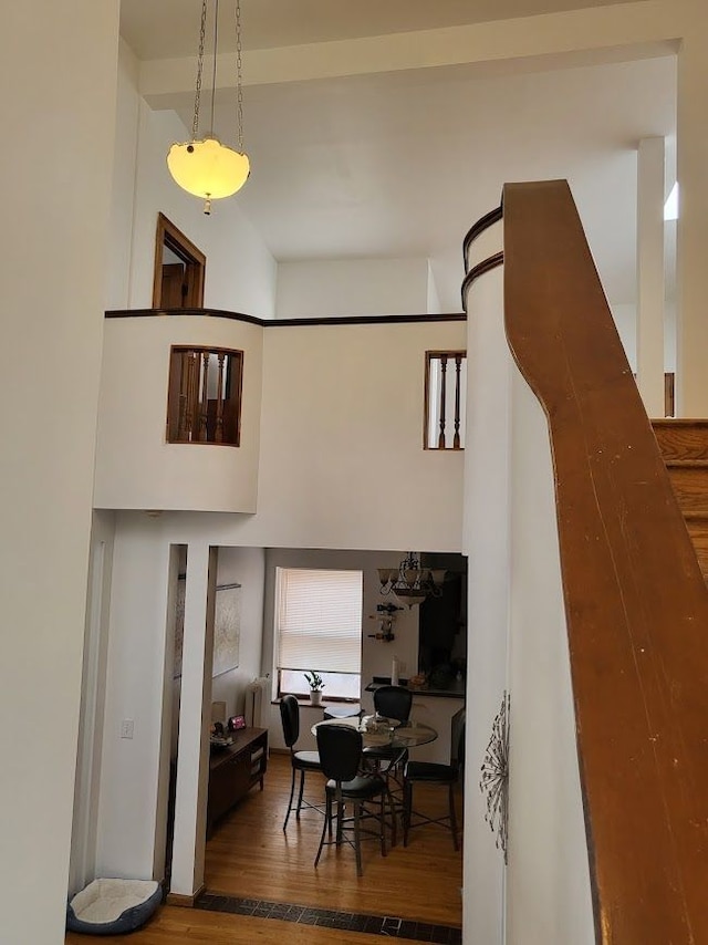 677 Selden St, Detroit, MI 48201 - dining space with wood finished floors