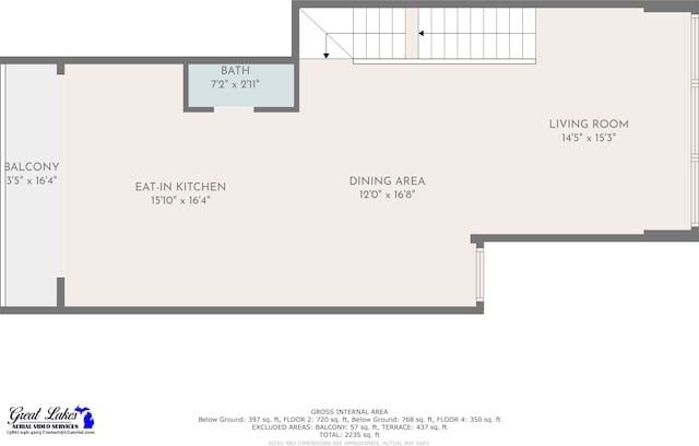 2813 Brush St Unit 99, Detroit, MI 48201 - property floor plan