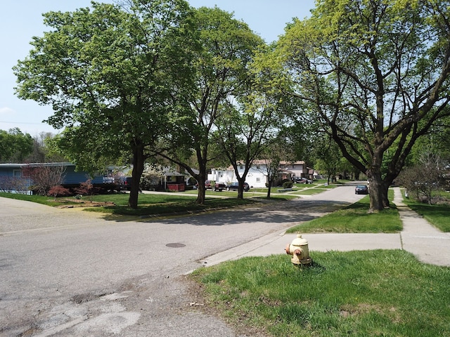 view of road