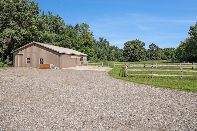 10133 W Allen Rd, Fowlerville, MI 48836 - view of pole building
