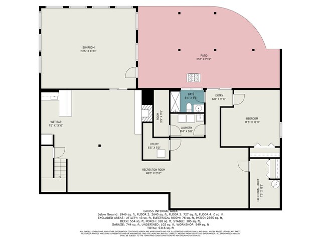 10133 W Allen Rd, Fowlerville, MI 48836 - floor plan / room layout