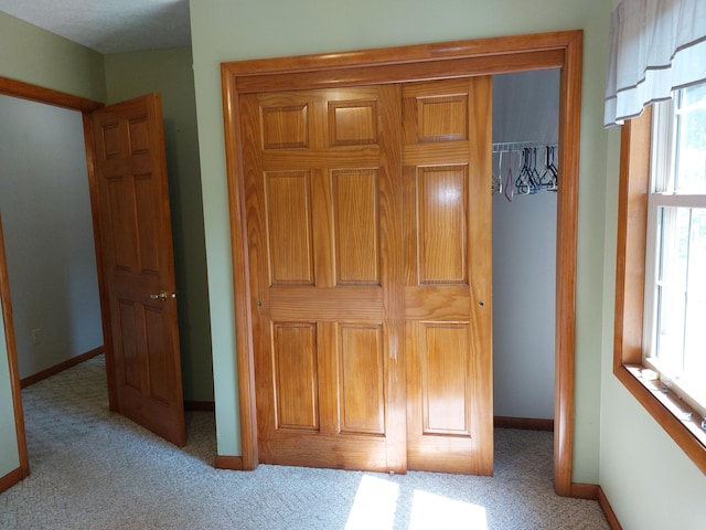 interior space with carpet floors