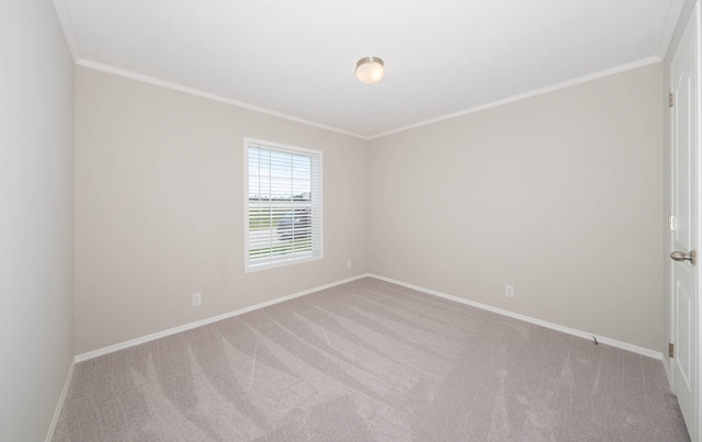 2776 Pinellas Ct, Lapeer, MI 48446 - carpeted spare room featuring baseboards and crown molding
