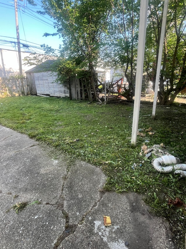 view of yard