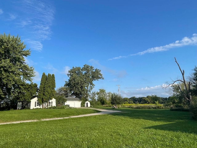 surrounding community featuring a lawn