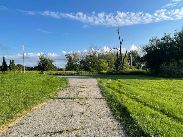 view of road