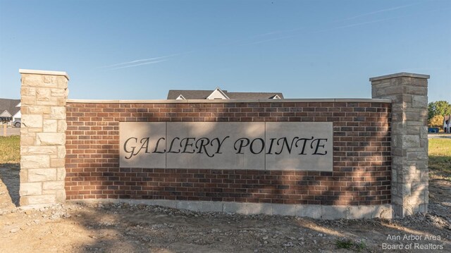 46 Gallery Pointe Dr, Saline, MI 48176 - view of community / neighborhood sign