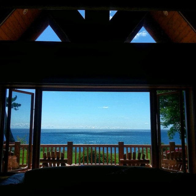 W4231 Wildwood Ln, Moran, MI 49760 - water view