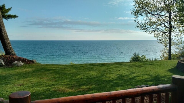 W4231 Wildwood Ln, Moran, MI 49760 - water view