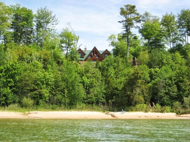 W4231 Wildwood Ln, Moran, MI 49760 - water view