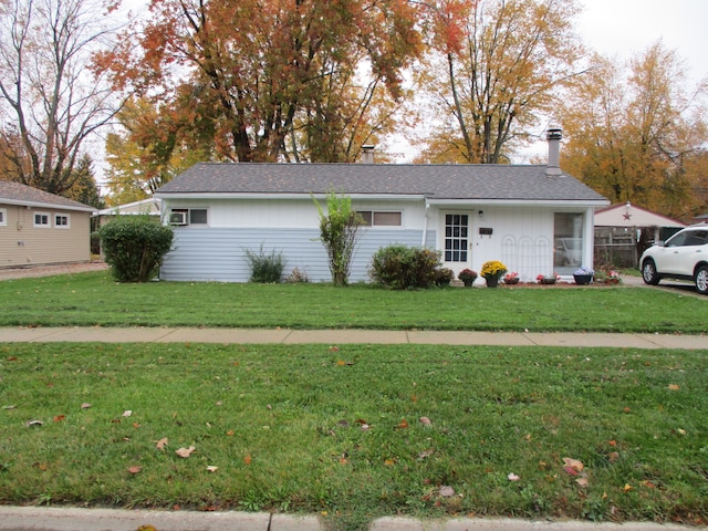 exterior space featuring a lawn