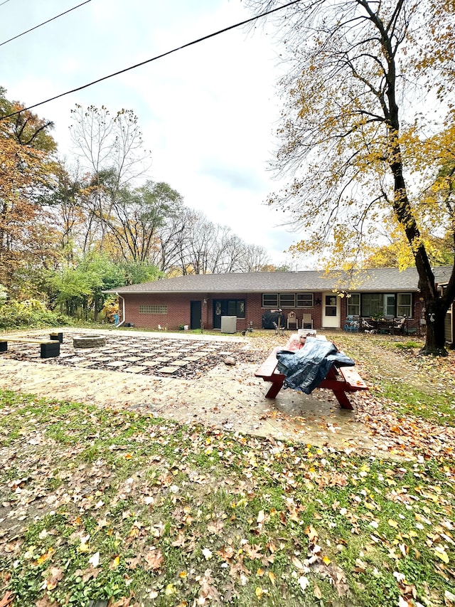 view of rear view of property