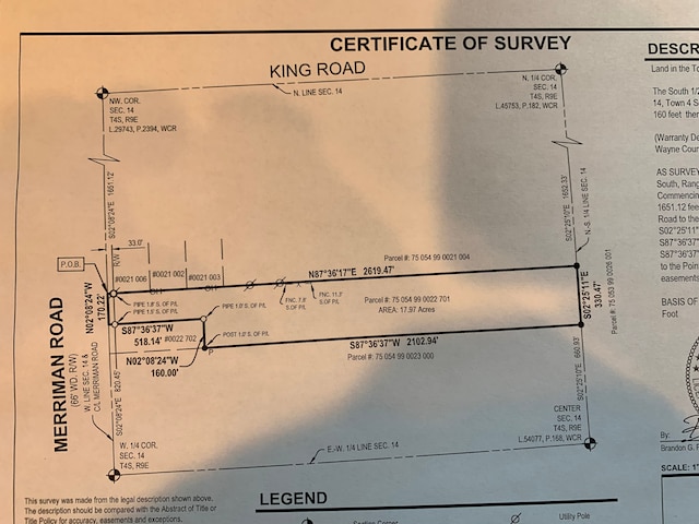 Vacant Merriman Road, New Boston MI, 48164 land for sale